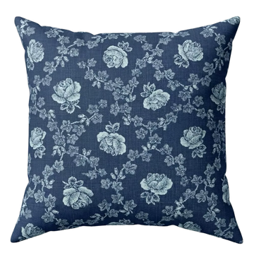 Elizabeth Blue Pillow