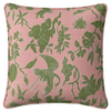 Hennelly Green on Pink Pillow