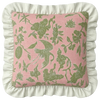Hennelly Green on Pink Pillow