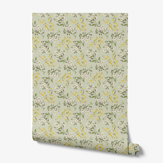  wallpaper roll mockup